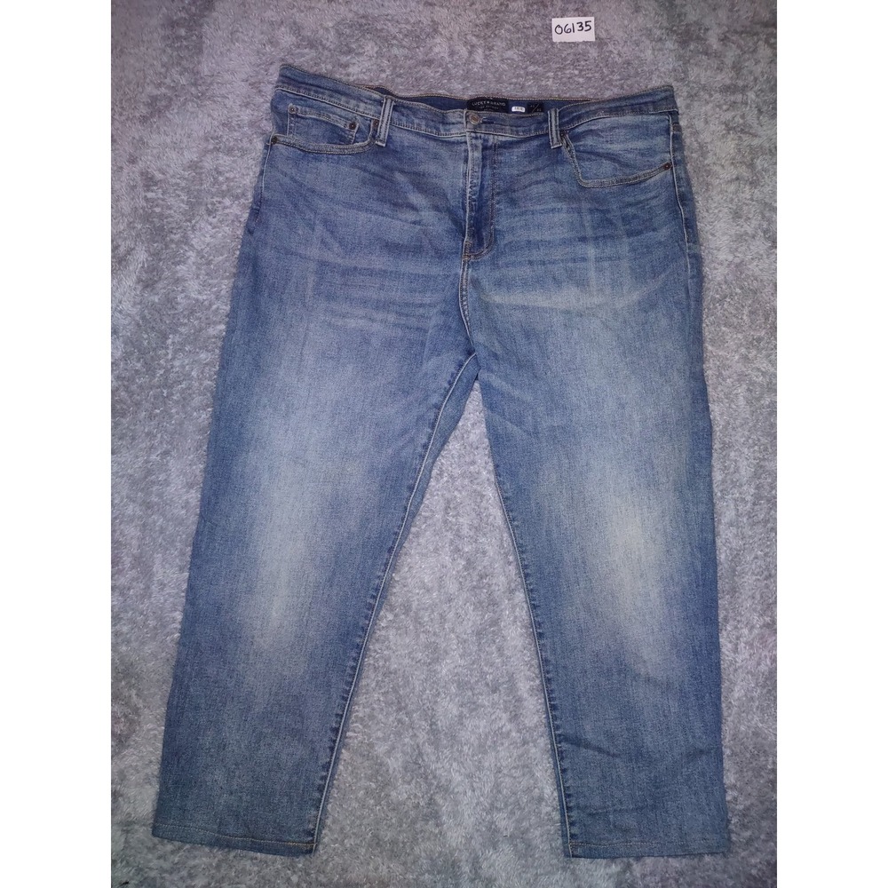 Lucky Brand 329 Classic Straight Jeans Distressed Denim Men's Size 40x30 Comfort